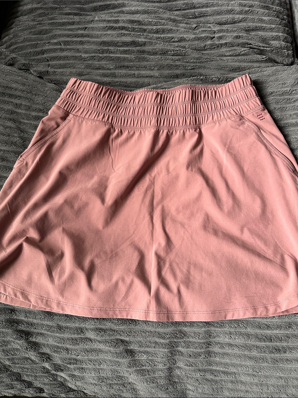 Free Fly Apparel Blush Pink Active Mini Skirt with Elastic Waist